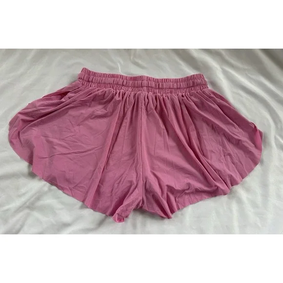 2 in 1 Womens Flowy Athletic Shorts‎ for Running,Yoga,Workout,Biker Butterfly - Picture 3 of 9